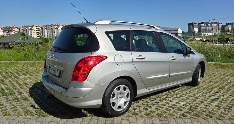 Peugeot 308 cena 13950 przebieg: 249000, rok produkcji 2008 z Rzeszów małe 137